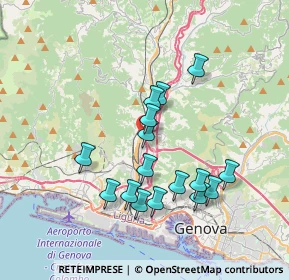 Mappa Via Giovanni Cepollina, 16161 Genova GE, Italia (3.38313)