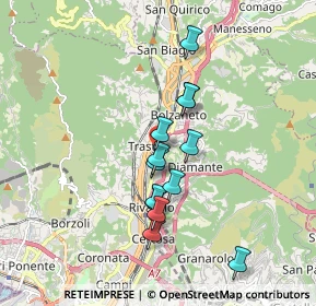 Mappa Via Giovanni Cepollina, 16161 Genova GE, Italia (1.49231)