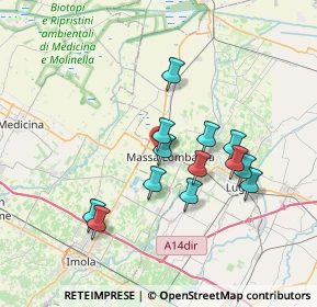 Mappa Via Montefiorino, 48024 Massa Lombarda RA, Italia (6.37769)