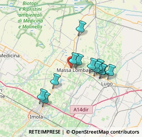 Mappa Via Montefiorino, 48024 Massa Lombarda RA, Italia (6.14417)