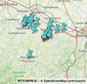 Mappa Via Castiglione, 41056 Savignano sul Panaro MO, Italia (11.608)