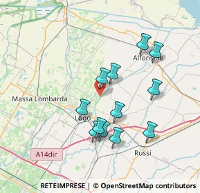 Mappa Via Sant' Antonio, 48022 Lugo RA, Italia (6.7325)