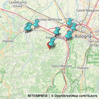 Mappa Via Boschi, 40037 Sasso Marconi BO, Italia (6.93917)