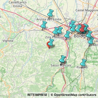 Mappa Via Boschi, 40037 Sasso Marconi BO, Italia (9.8745)
