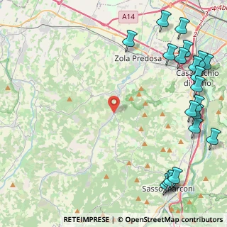 Mappa Via Boschi, 40037 Sasso Marconi BO, Italia (6.6495)
