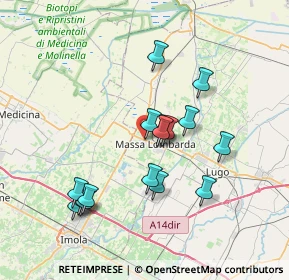 Mappa Via Marzabotto, 48024 Massa Lombarda RA, Italia (6.9125)