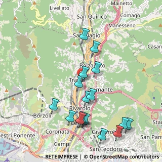 Mappa Via Teglia, 16161 Genova GE, Italia (2.19824)