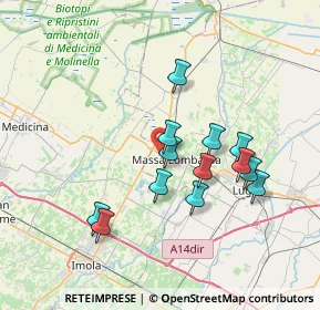 Mappa Via Ettore Ricci, 48024 Massa Lombarda RA, Italia (6.59231)