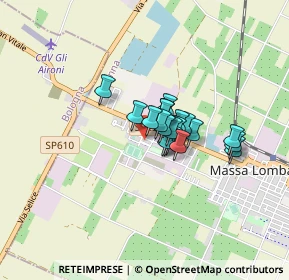 Mappa Via Ettore Ricci, 48024 Massa Lombarda RA, Italia (0.473)