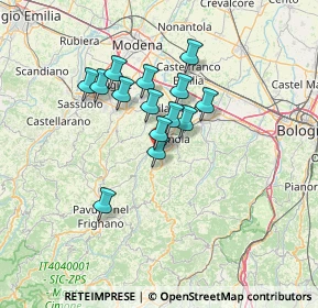 Mappa SP4dir, 41056 Savignano sul Panaro MO, Italia (10.54357)