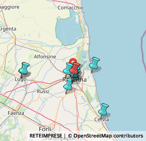 Mappa 48123 Ravenna RA, Italia (10.55818)