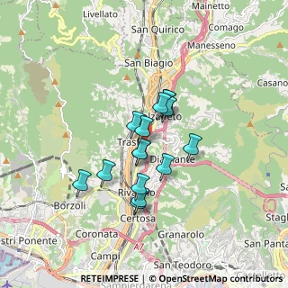 Mappa Via Monte Sei Busi, 16161 Genova GE, Italia (1.26)