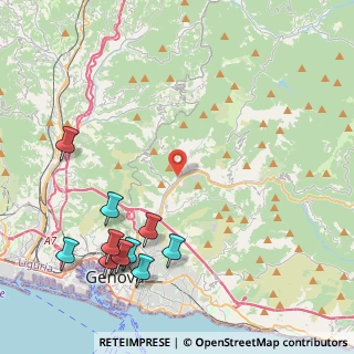 Mappa 16138 Genova GE, Italia (5.48909)