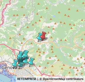 Mappa Via Bartolomeo Fazio, 16165 Genova GE, Italia (5.13846)