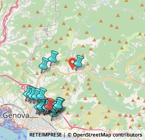 Mappa Via Bartolomeo Fazio, 16165 Genova GE, Italia (5.177)