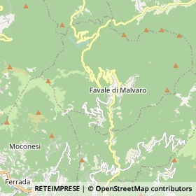 Mappa Favale di Malvaro