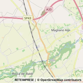 Mappa Magliano Alpi