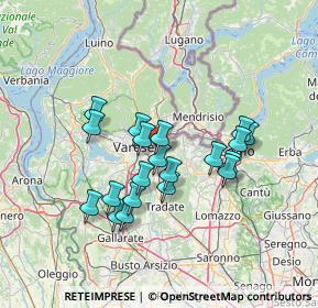 Mappa Via Tagliabue Isabella, 21046 Malnate VA, Italia (11.863)