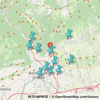 Mappa Via Valle S. Felicita, 36060 Romano D'ezzelino VI, Italia (3.52818)