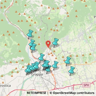 Mappa Via Valle S. Felicita, 36060 Romano D'ezzelino VI, Italia (4.30235)