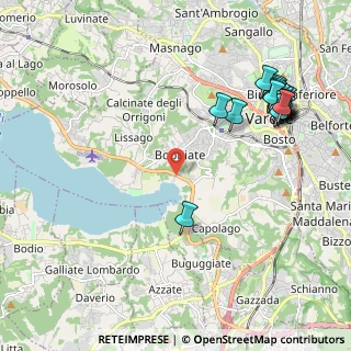 Mappa Lungolago della Schiranna, 21100 Varese VA, Italia (2.5665)