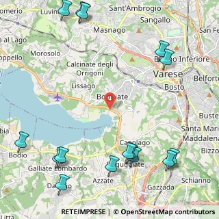 Mappa Lungolago della Schiranna, 21100 Varese VA, Italia (3.08667)