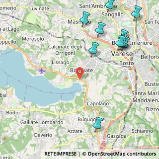 Mappa Lungolago della Schiranna, 21100 Varese VA, Italia (2.83455)
