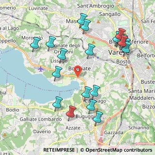Mappa Lungolago della Schiranna, 21100 Varese VA, Italia (2.2865)