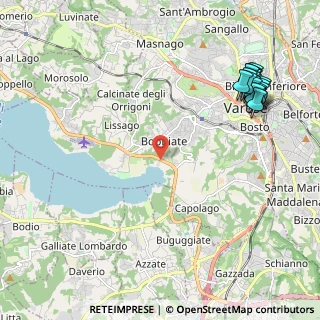 Mappa Lungolago della Schiranna, 21100 Varese VA, Italia (2.76158)