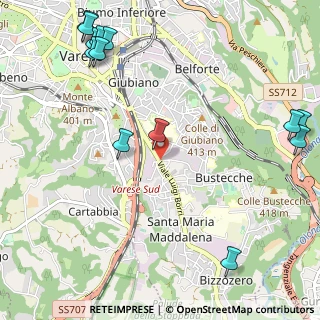 Mappa Via Vittoria Colonna, 21100 Varese VA, Italia (1.49615)