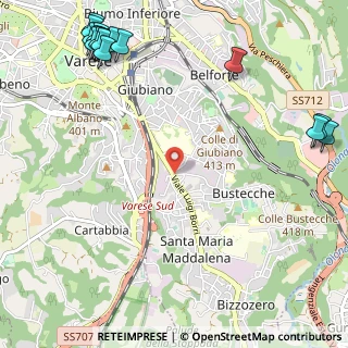 Mappa Via Vittoria Colonna, 21100 Varese VA, Italia (1.68875)