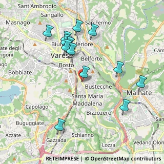 Mappa Via Vittoria Colonna, 21100 Varese VA, Italia (2.03071)