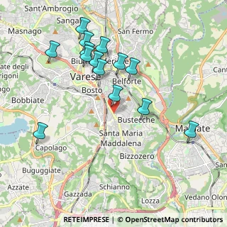 Mappa Via Buenos Aires, 21100 Varese VA, Italia (2.01714)