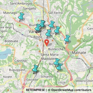 Mappa Via Buenos Aires, 21100 Varese VA, Italia (1.94154)