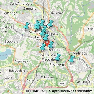 Mappa Via Buenos Aires, 21100 Varese VA, Italia (1.49714)