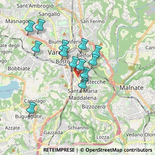 Mappa Via Vittoria Colonna, 21100 Varese VA, Italia (1.61846)
