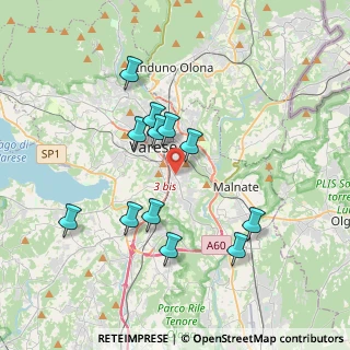 Mappa Via Buenos Aires, 21100 Varese VA, Italia (3.435)