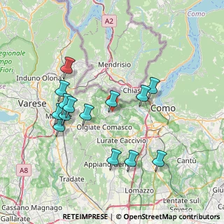 Mappa Via Bernaschina, 22020 Faloppio CO, Italia (7.38357)