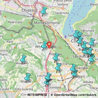 Mappa Via Rigamonti, 22020 San Fermo della Battaglia CO, Italia (2.8255)