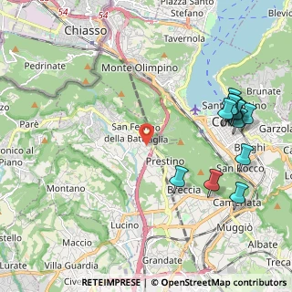 Mappa Via Rigamonti, 22020 San Fermo della Battaglia CO, Italia (2.52333)