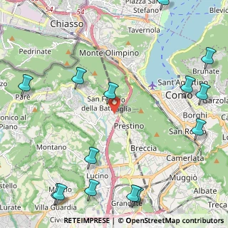 Mappa Via Rigamonti, 22020 San Fermo della Battaglia CO, Italia (3.12286)