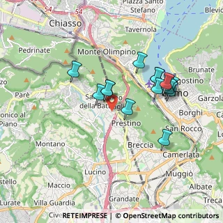 Mappa Via Rigamonti, 22020 San Fermo della Battaglia CO, Italia (1.60267)