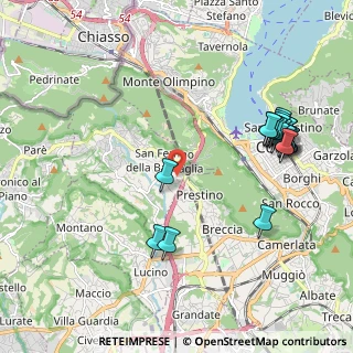 Mappa Via Rigamonti, 22020 San Fermo della Battaglia CO, Italia (2.3195)