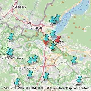 Mappa Via Rigamonti, 22020 San Fermo della Battaglia CO, Italia (5.17941)