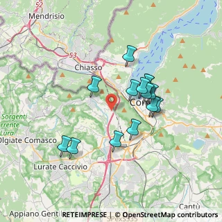 Mappa Via Rigamonti, 22020 San Fermo della Battaglia CO, Italia (3.03071)