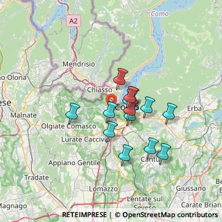 Mappa Via Rigamonti, 22020 San Fermo della Battaglia CO, Italia (5.31286)