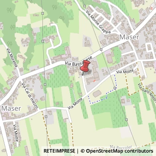 Mappa Via madonnetta 28, 31010 Maser, Treviso (Veneto)