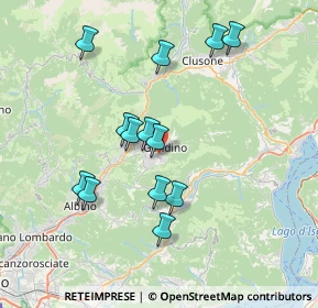 Mappa Via Cà Antonelli, 24024 Gandino BG, Italia (6.94231)
