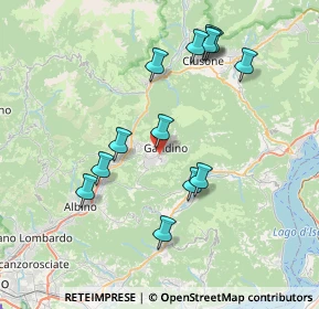Mappa Via Cà Antonelli, 24024 Gandino BG, Italia (7.51077)
