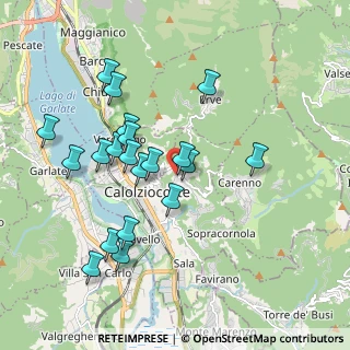 Mappa Via F. Poggi, 23801 Calolziocorte LC, Italia (1.824)